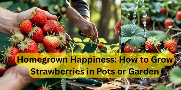 Homegrown Happiness How to Grow Strawberries in Pots or Garden